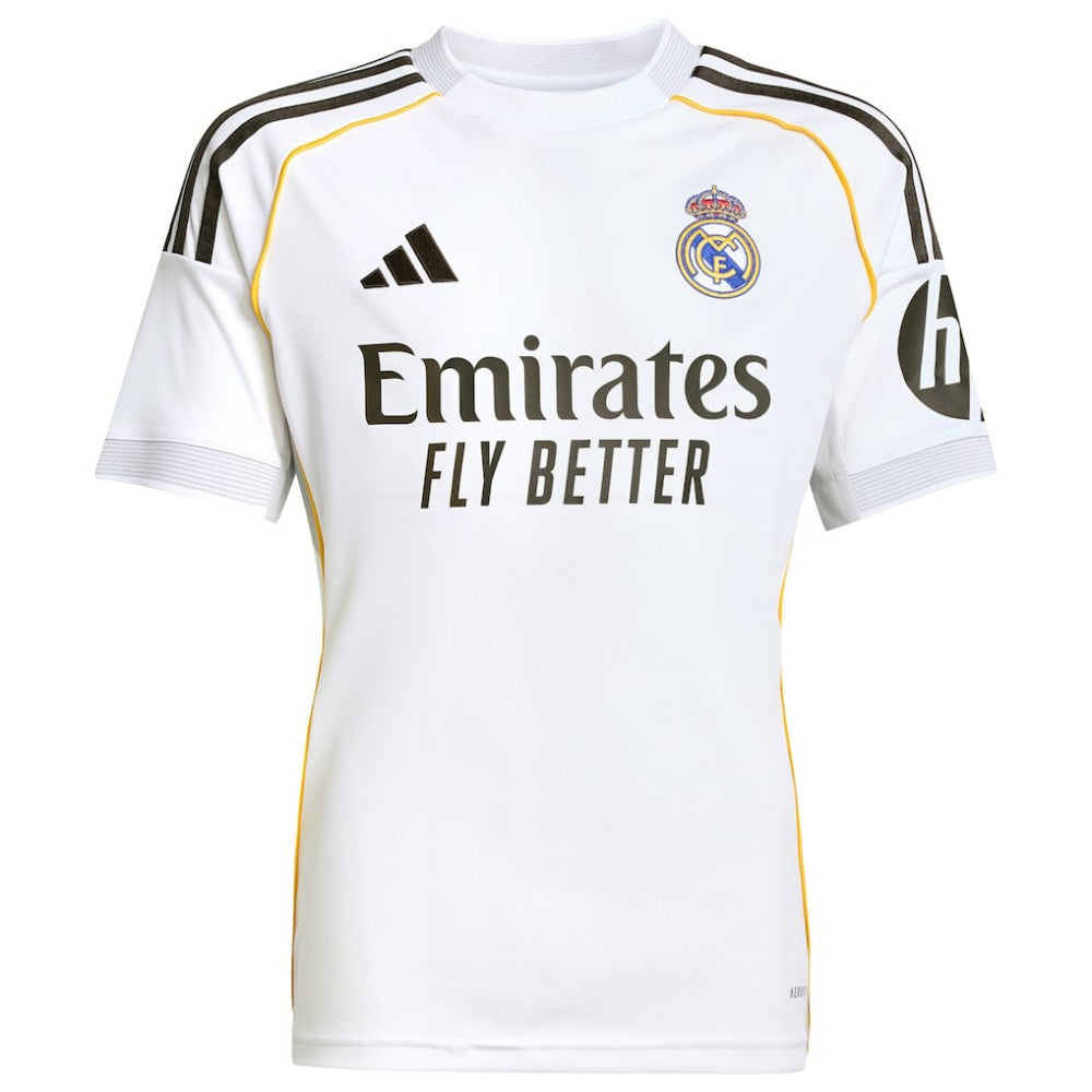 Jude Bellingham Real Madrid Youth 2025/26 Home Replica Jersey - White | Adidas for sale