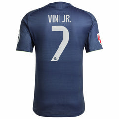 Vini Jr. Real Madrid 2025/26 Away Player Jersey - Blue | Adidas discount