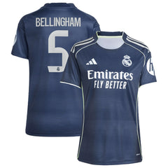 Jude Bellingham Real Madrid Women's 2025/26 Away Replica Player Jersey - Blue | Adidas outlet