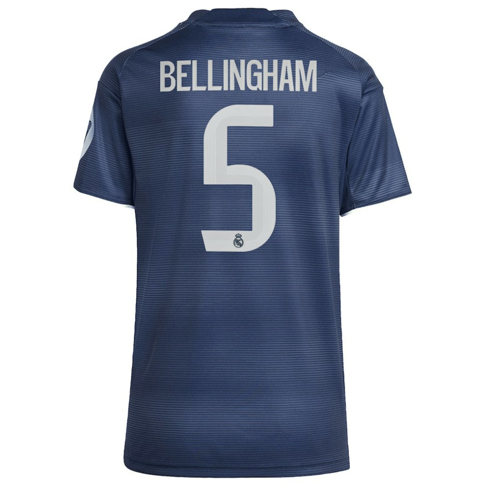 Jude Bellingham Real Madrid Women's 2025/26 Away Replica Player Jersey - Blue | Adidas outlet