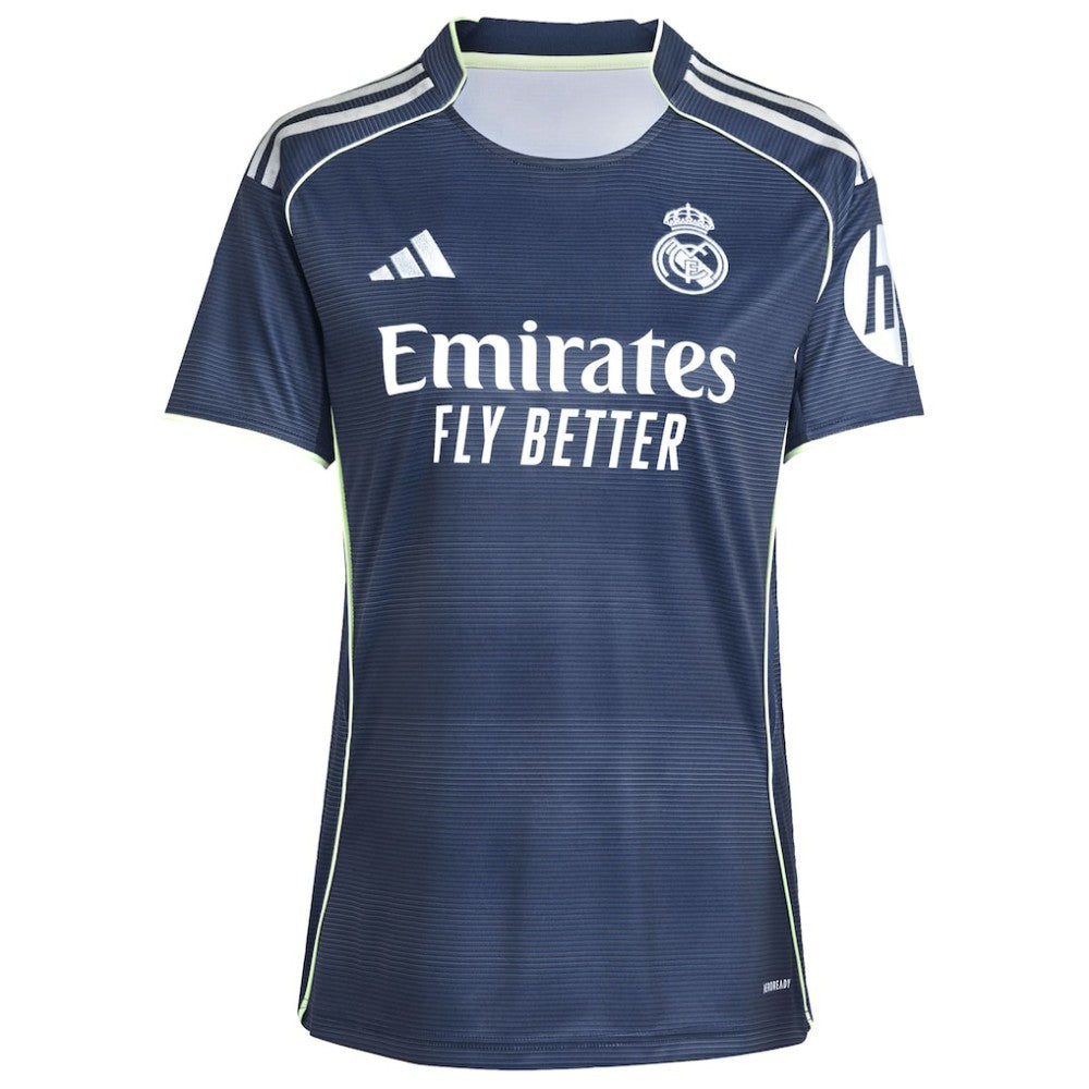 Vini Jr. Real Madrid Women's 2025/26 Away Replica Player Jersey - Blue | Adidas on sale