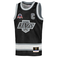 Wayne Gretzky Los Angeles Kings Mitchell & Ness Youth Maxxed Out Fashion Basketball Jersey Black