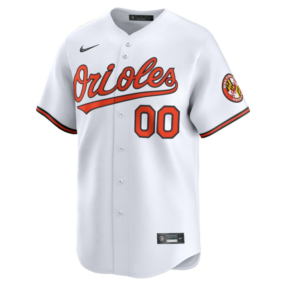 Baltimore Orioles Youth Home Custom Limited Jersey - White | Nike