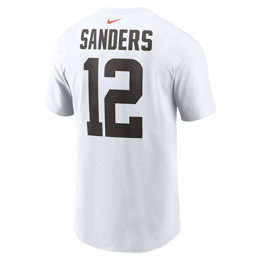 Shedeur Sanders Cleveland Browns 2025 NFL Draft Name & Number T-Shirt - White | Nike discount