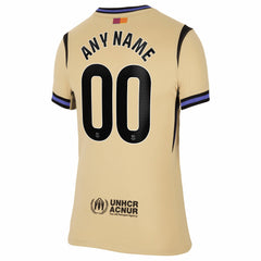 Barcelona Women's 2025/26 Away Stadium Replica Custom Jersey - Gold | Nike shop