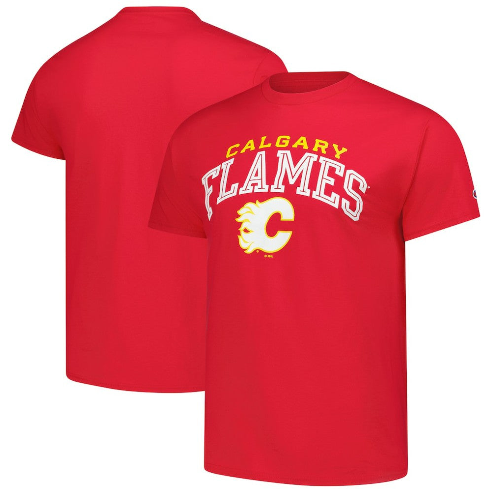 Calgary Flames Champion Primary Logo T-Shirt Red