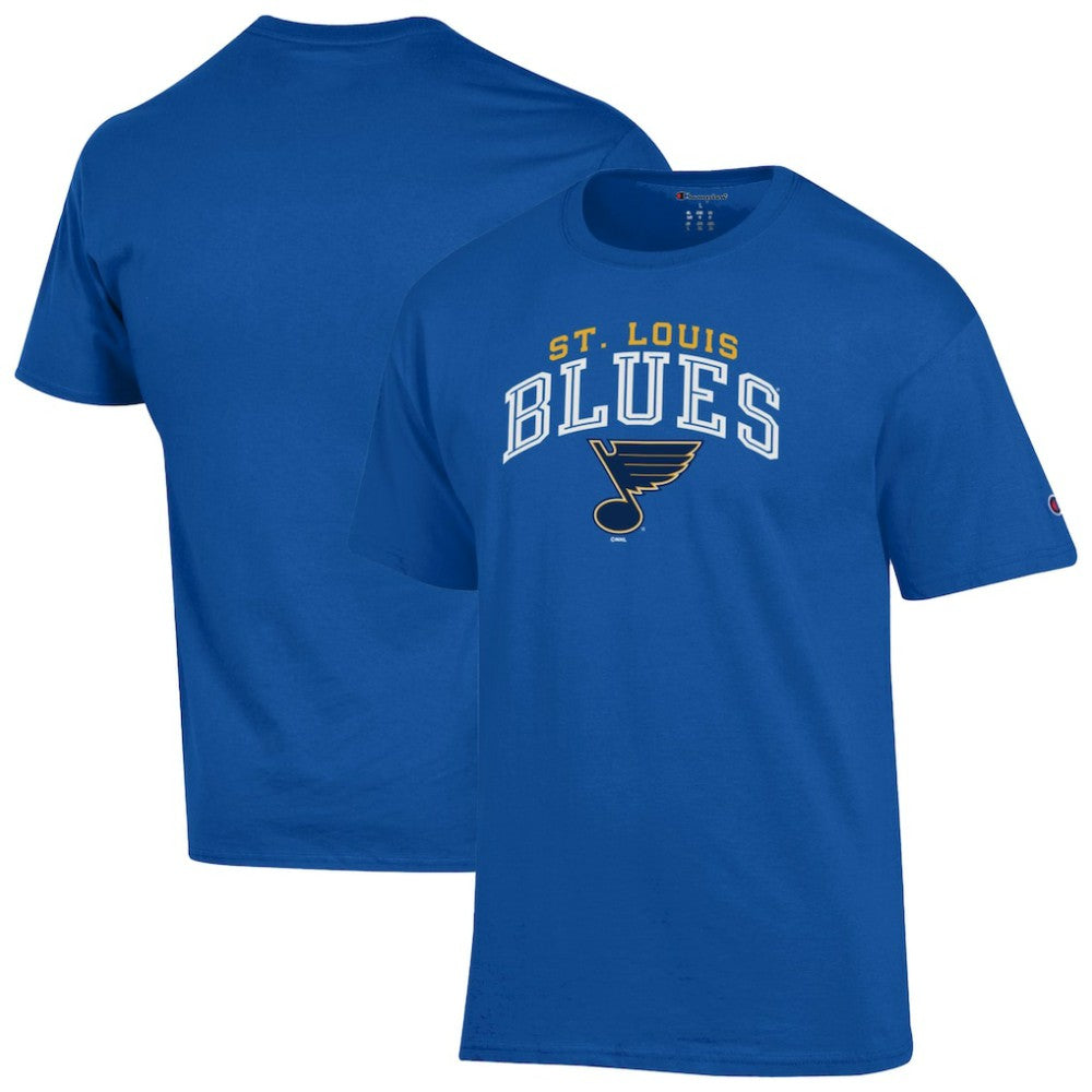 St. Louis Blues Champion Primary Logo T-Shirt Royal