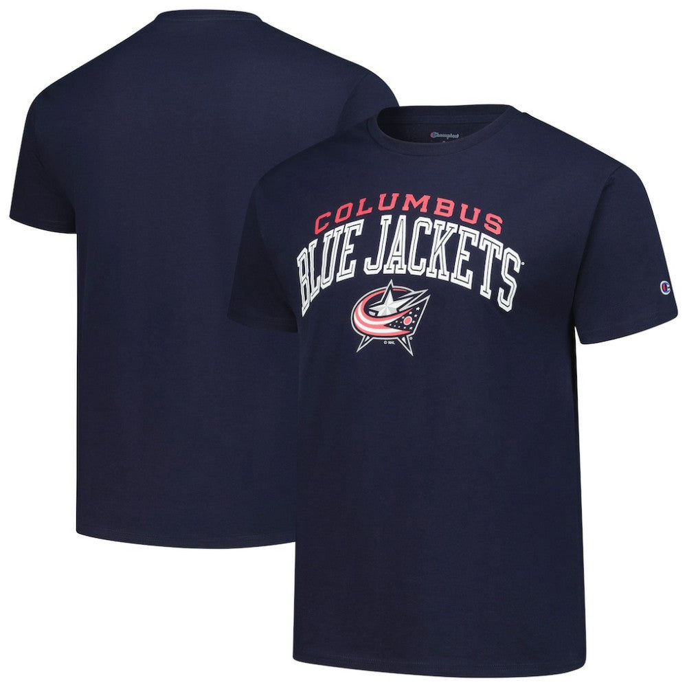 Columbus Blue Jackets Champion Primary Logo T-Shirt Navy
