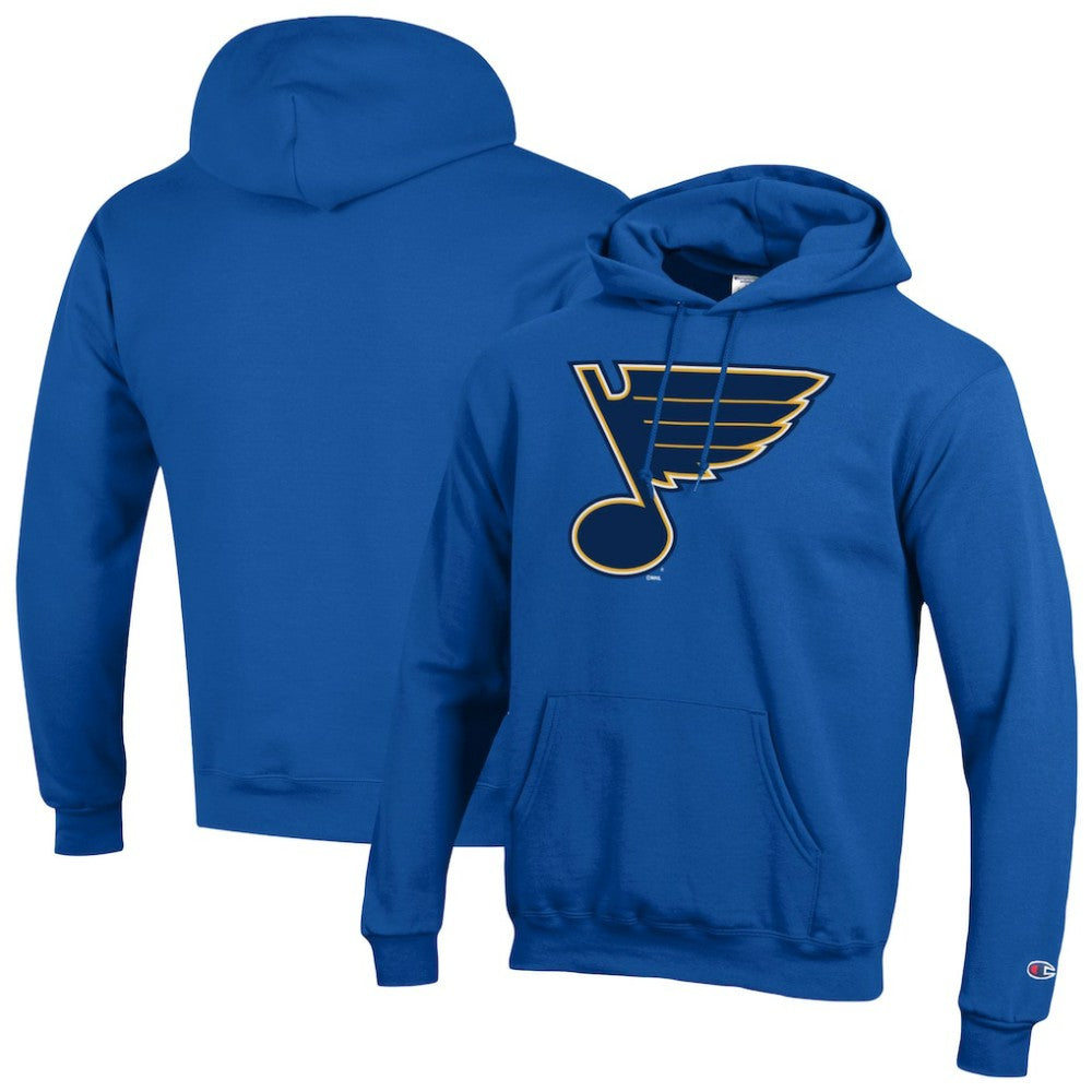 St. Louis Blues Champion Primary Logo 1-Hit Pullover Hoodie Blue