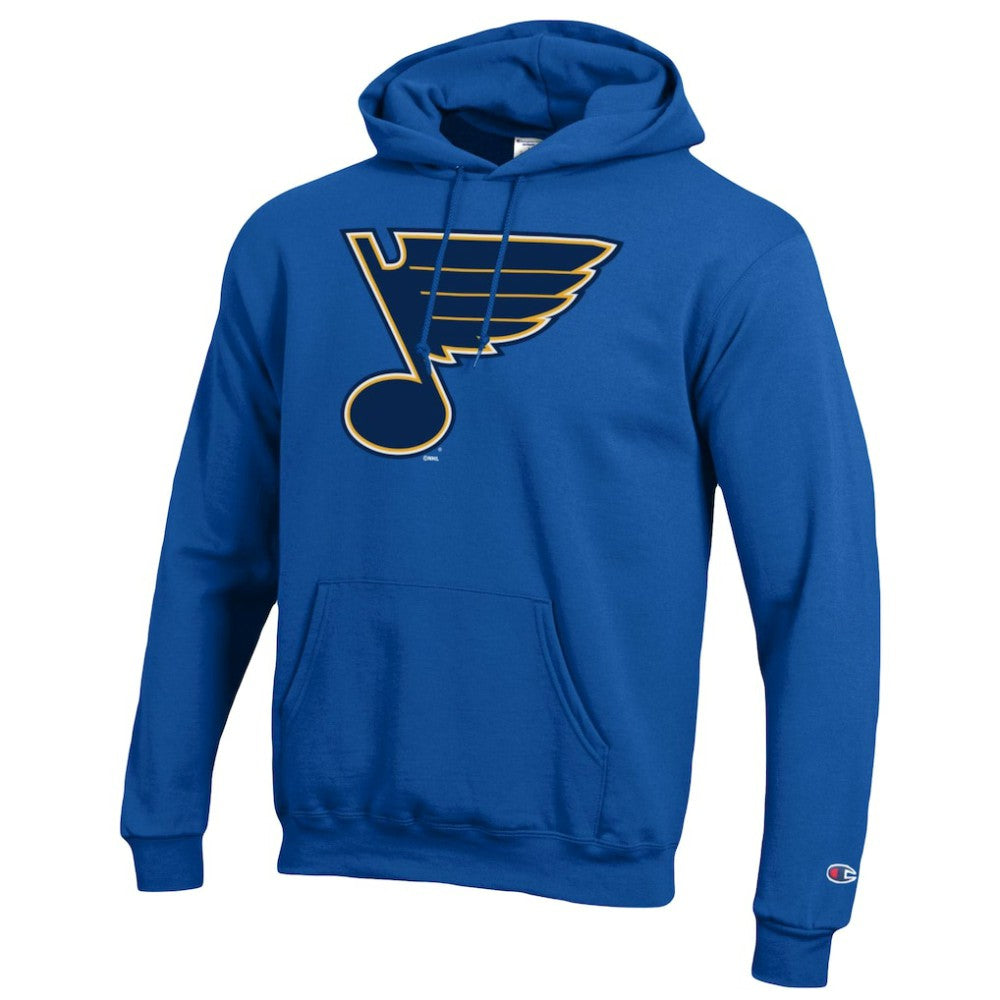 St. Louis Blues Champion Primary Logo 1-Hit Pullover Hoodie Blue