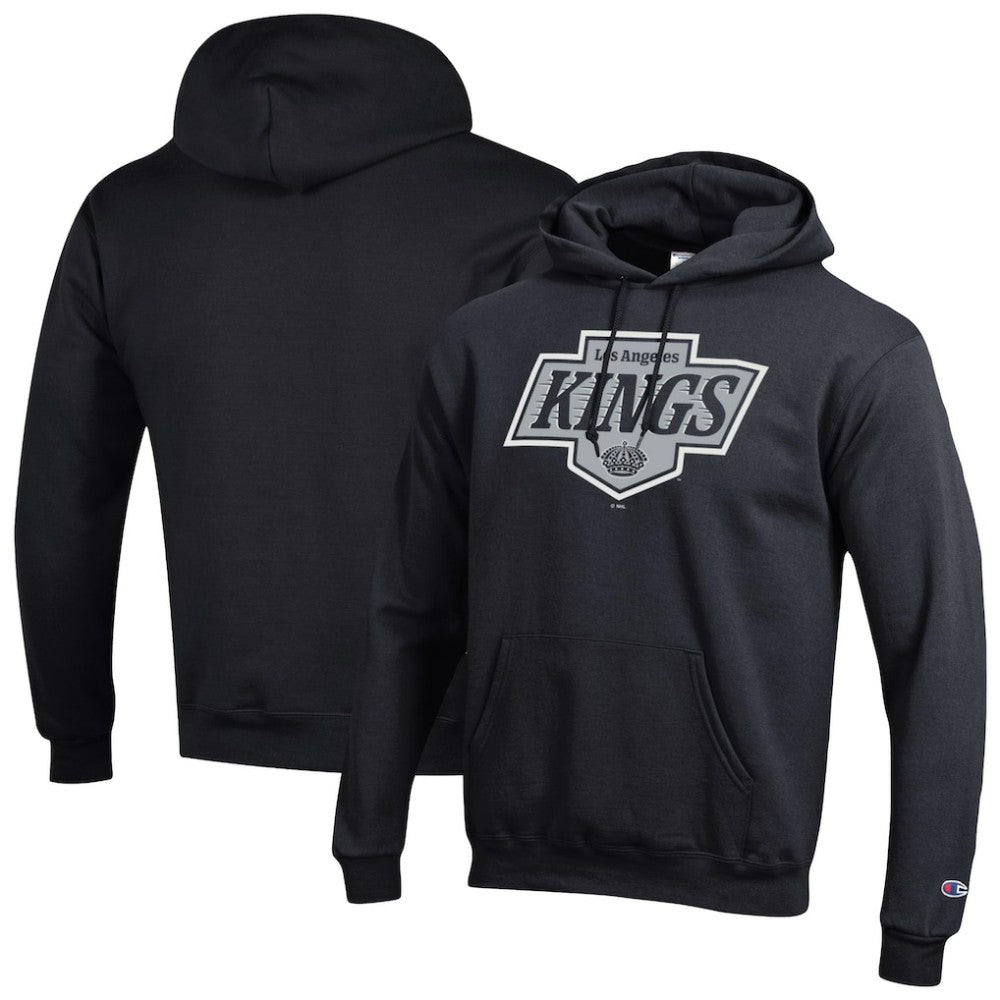 Los Angeles Kings Champion Primary Logo 1-Hit Pullover Hoodie Black