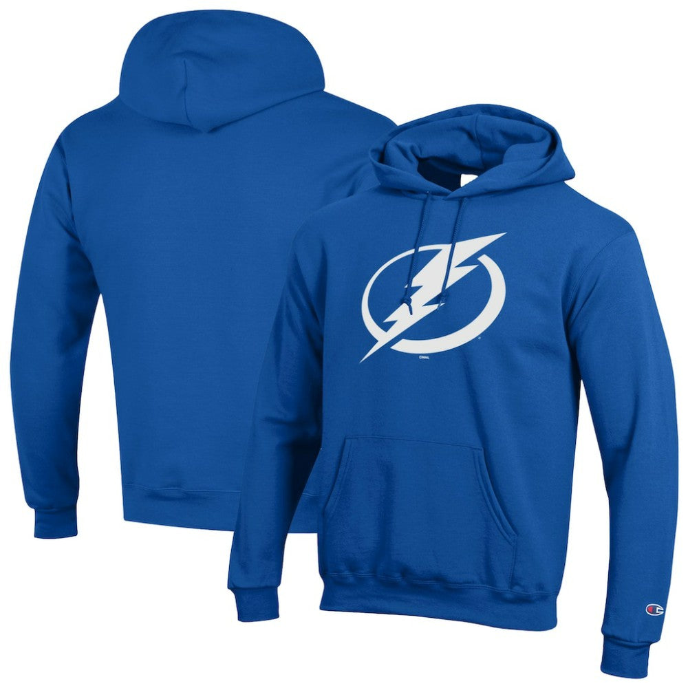 Tampa Bay Lightning Champion Primary Logo 1-Hit Pullover Hoodie Blue