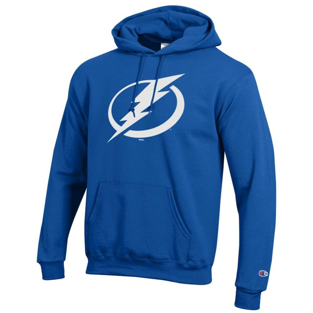 Tampa Bay Lightning Champion Primary Logo 1-Hit Pullover Hoodie Blue