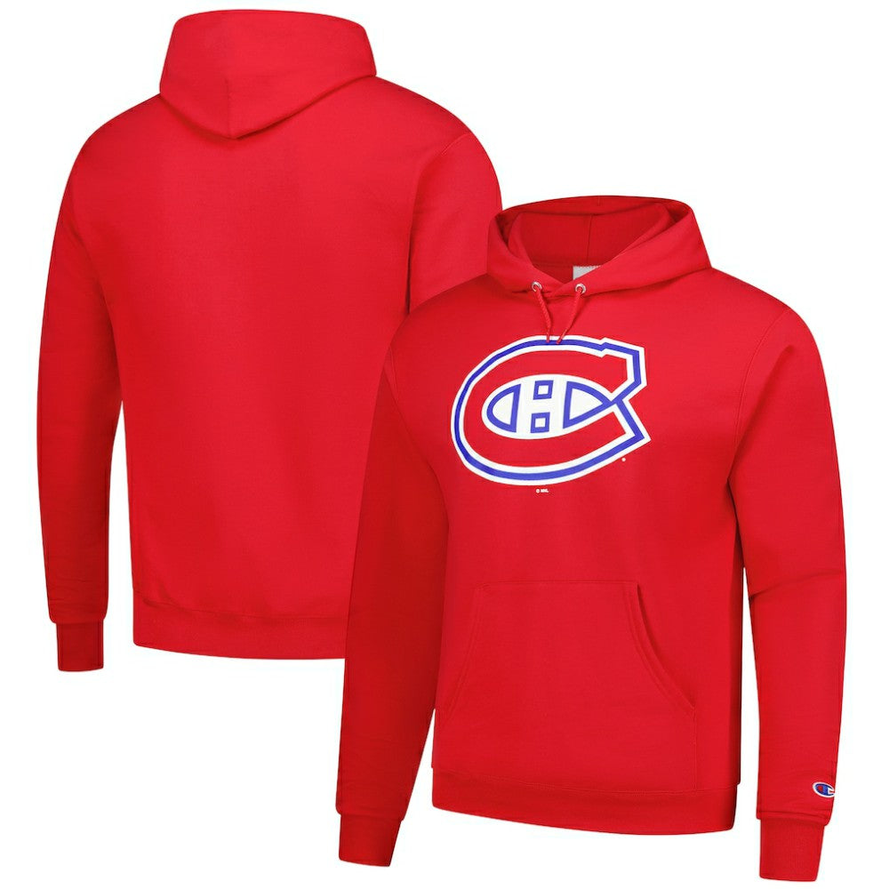 Montreal Canadiens Champion Primary Logo 1-Hit Pullover Hoodie Red