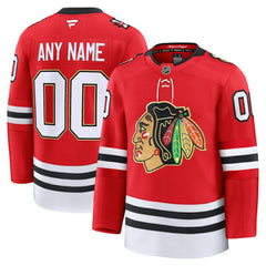 Chicago Blackhawks Fanatics Centennial Premium Custom Jersey Red