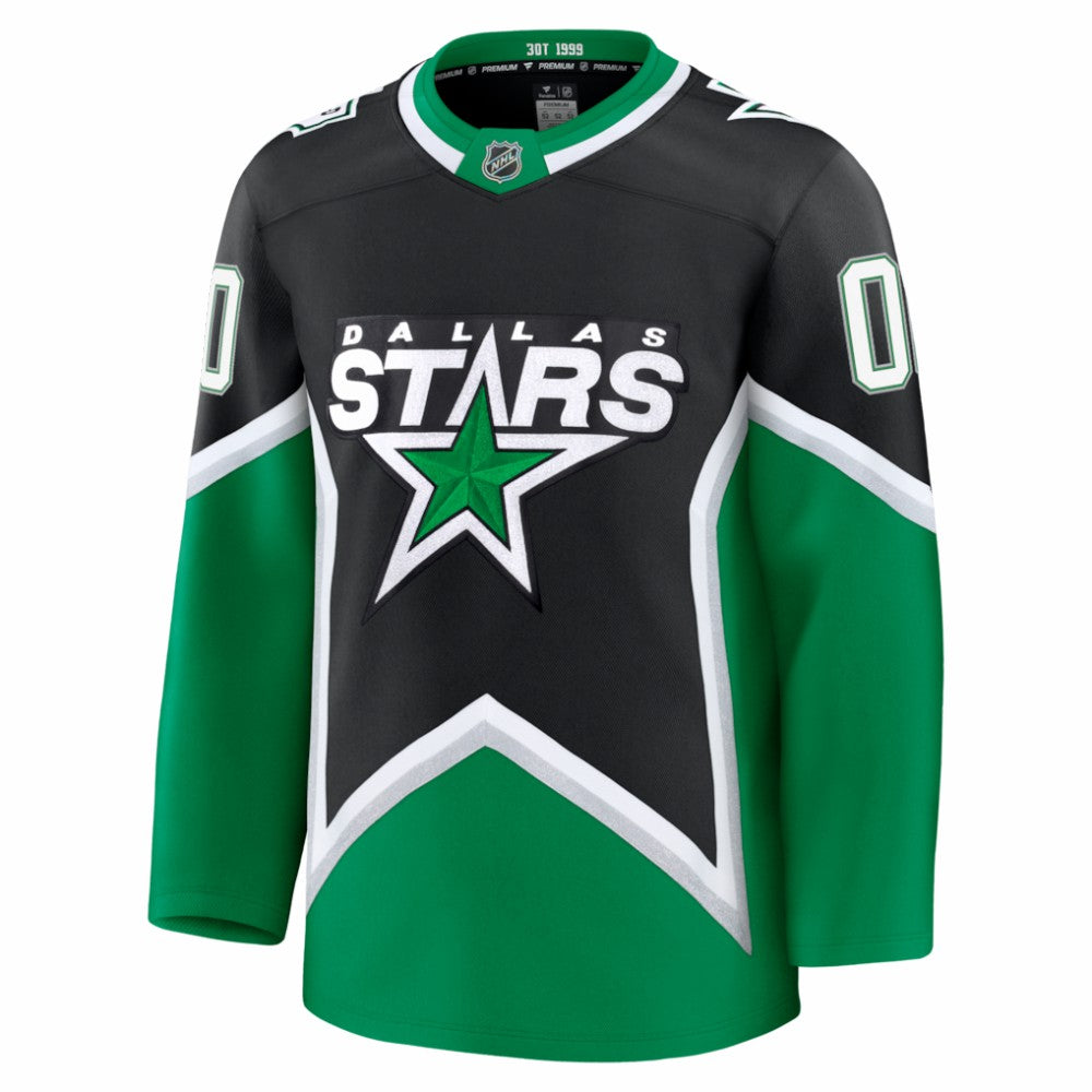 Dallas Stars Fanatics Alternate Premium Custom Jersey Black