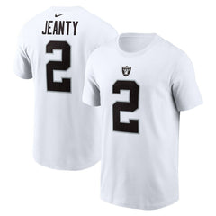 Ashton Jeanty Las Vegas Raiders Name & Number T-Shirt - White | Nike online