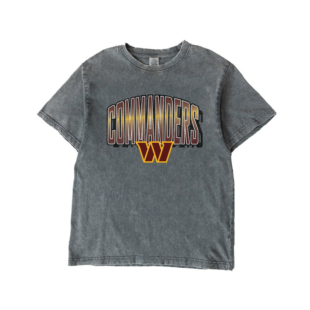 Washington Commanders Gameday Couture Women's Peak Performance Oversized Snow Wash T-Shirt - Gray cheap