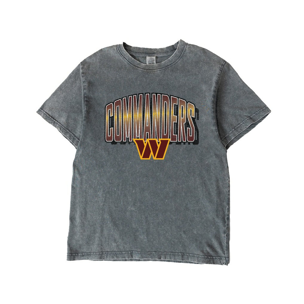 Washington Commanders Gameday Couture Women's Peak Performance Oversized Snow Wash T-Shirt - Gray cheap