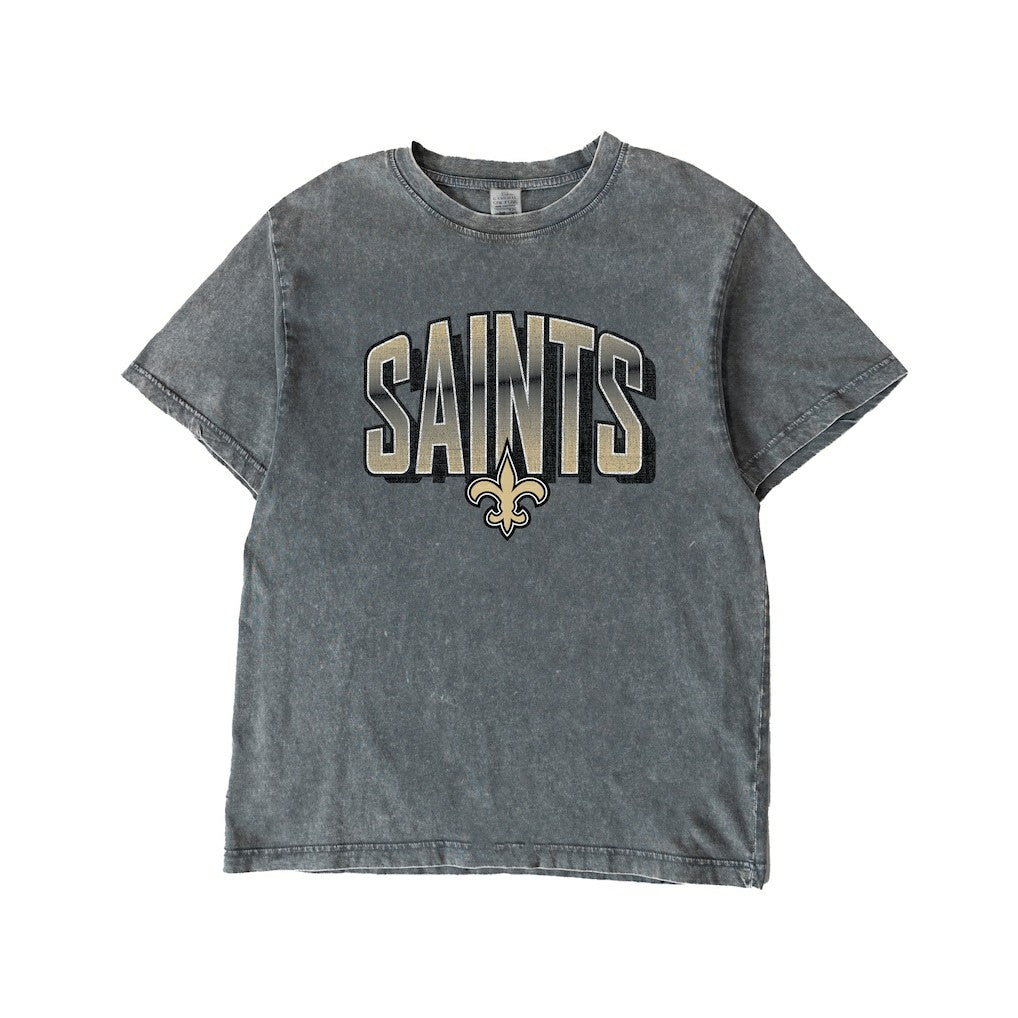 New Orleans Saints Gameday Couture Women's Peak Performance Oversized Snow Wash T-Shirt - Gray on sale