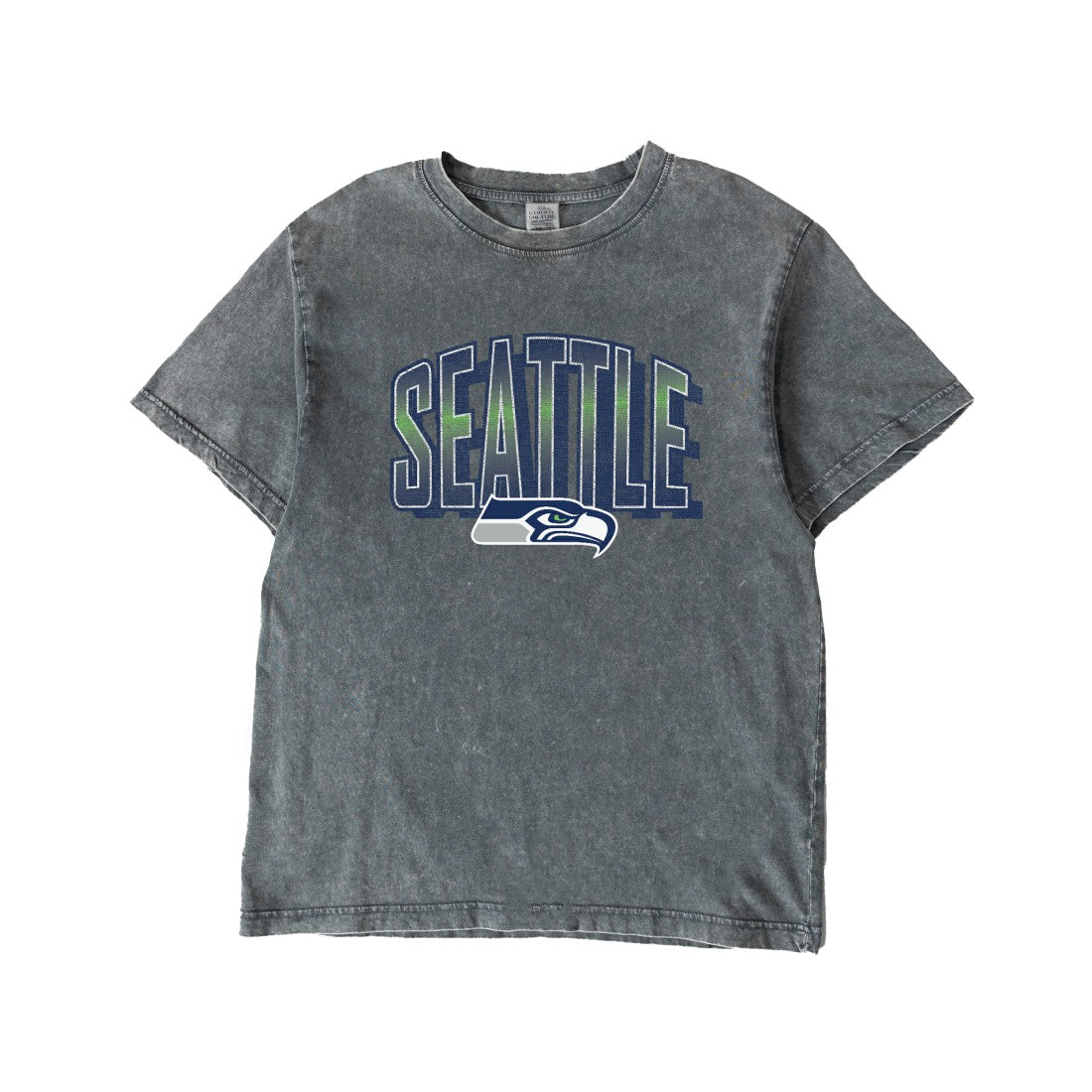 Seattle Seahawks Gameday Couture Women's Peak Performance Oversized Snow Wash T-Shirt - Gray for sale