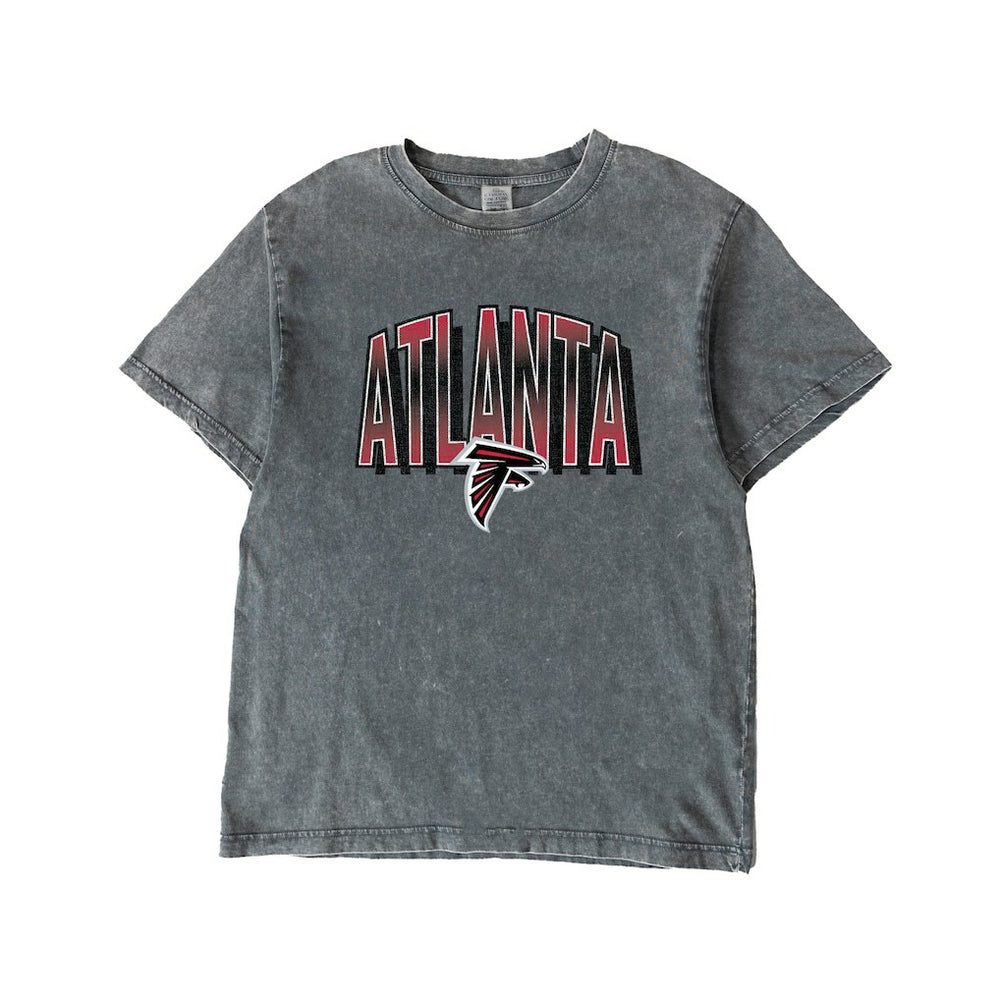 Atlanta Falcons Gameday Couture Women's Peak Performance Oversized Snow Wash T-Shirt - Gray discount