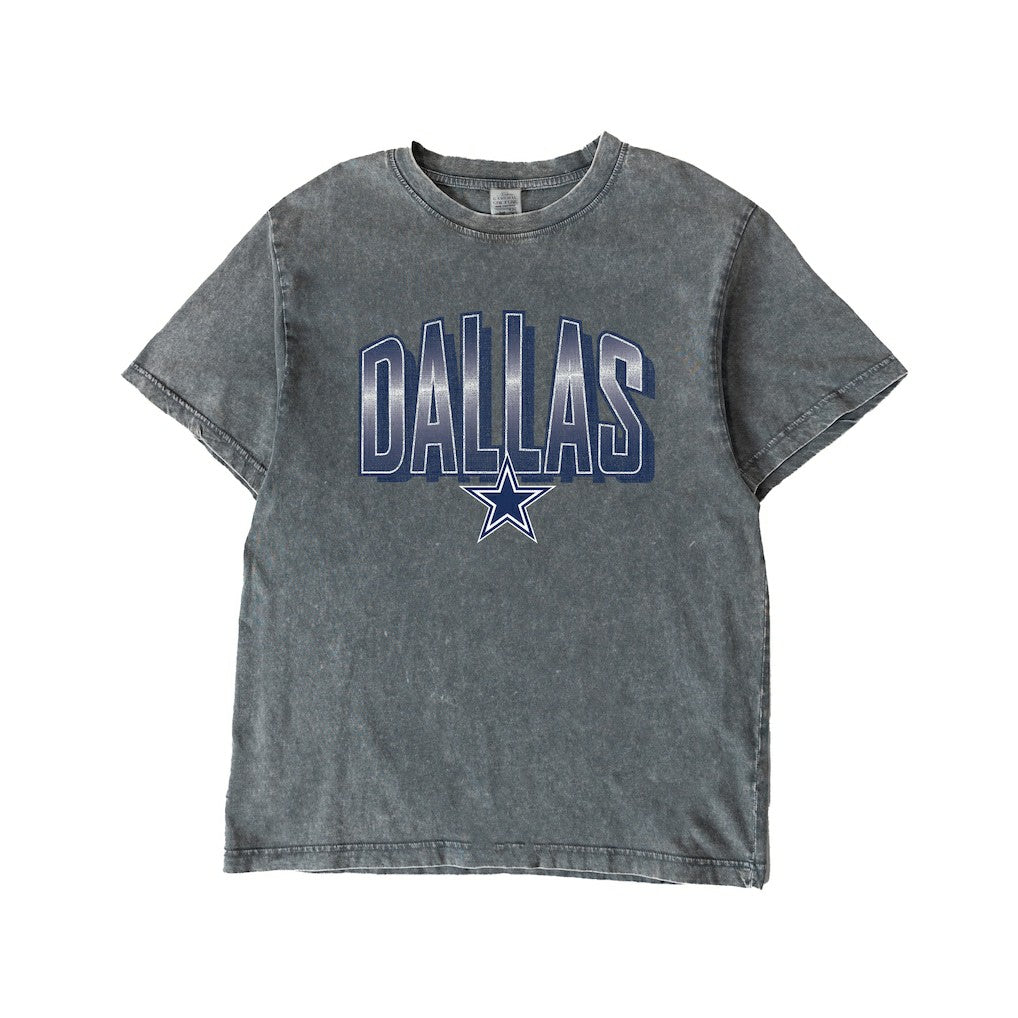 Dallas Cowboys Gameday Couture Women's Peak Performance Oversized Snow Wash T-Shirt - Gray discount