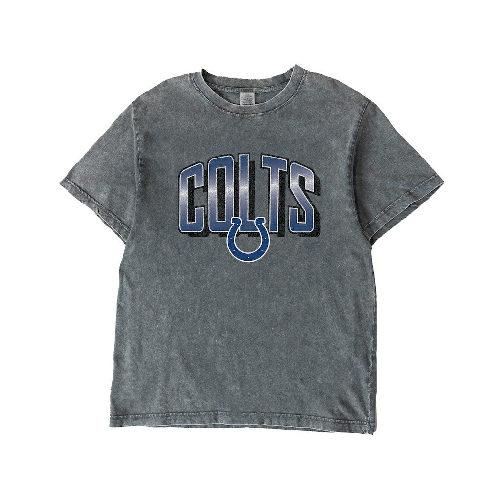 Indianapolis Colts Gameday Couture Women's Peak Performance Oversized Snow Wash T-Shirt - Gray cheap