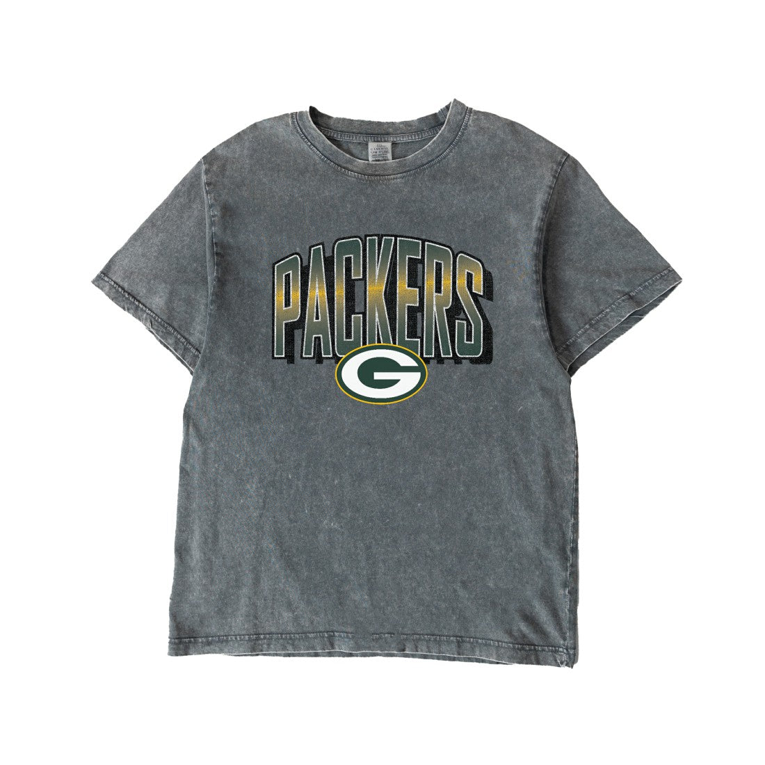 Green Bay Packers Gameday Couture Women's Peak Performance Oversized Snow Wash T-Shirt - Gray sale
