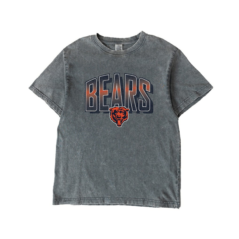 Chicago Bears Gameday Couture Women's Peak Performance Oversized Snow Wash T-Shirt - Gray outlet