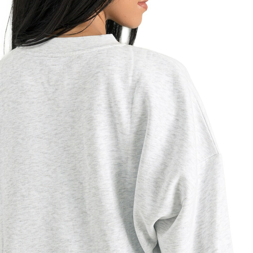 Los Angeles Chargers Gameday Couture Women's Heritage Premium Fleece Pullover Sweatshirt - Gray for sale