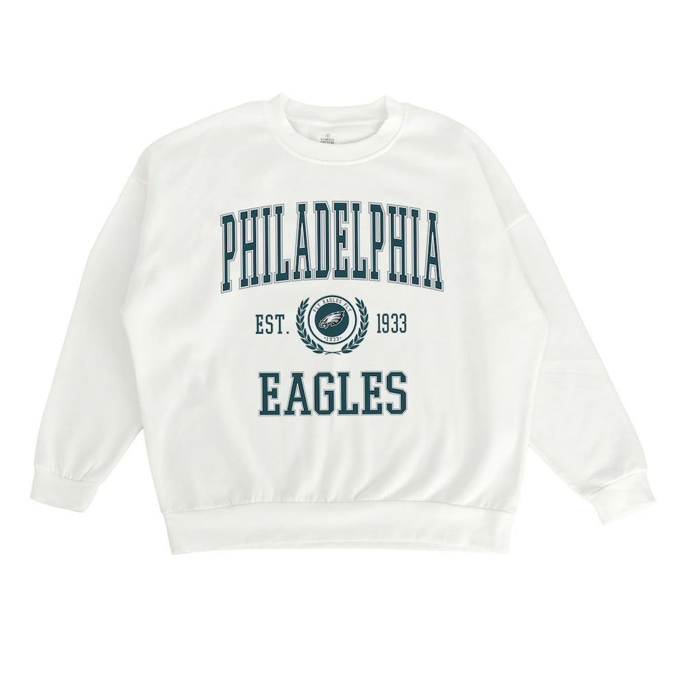 Philadelphia Eagles Gameday Couture Women's Timeless Triumph Premium Fleece Pullover Sweatshirt - White outlet