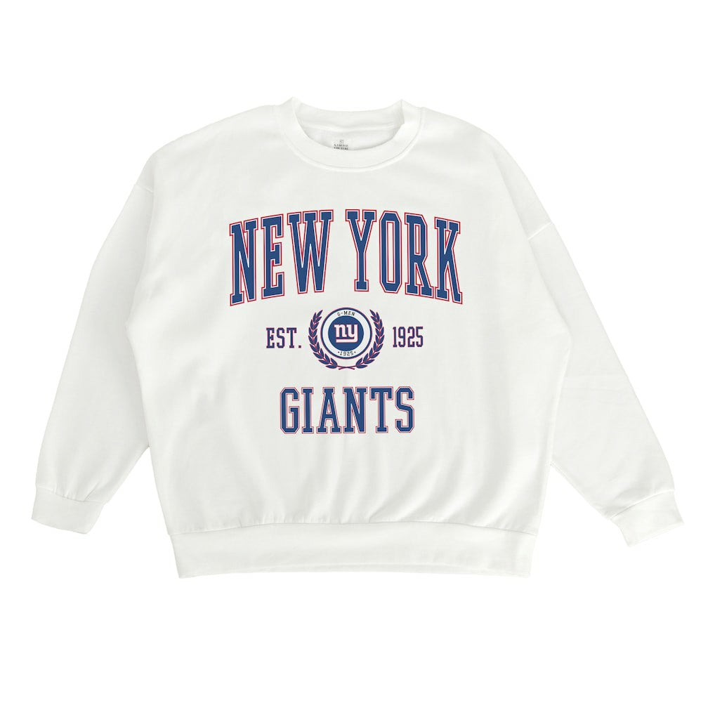 New York Giants Gameday Couture Women's Timeless Triumph Premium Fleece Pullover Sweatshirt - White outlet