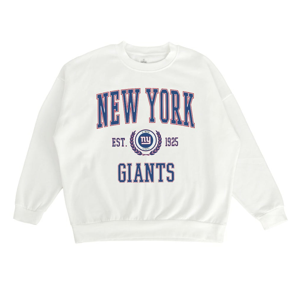 New York Giants Gameday Couture Women's Timeless Triumph Premium Fleece Pullover Sweatshirt - White outlet