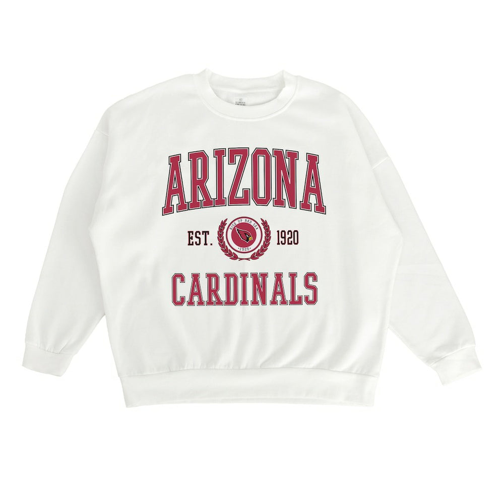 Arizona Cardinals Gameday Couture Women's Timeless Triumph Premium Fleece Pullover Sweatshirt - White outlet