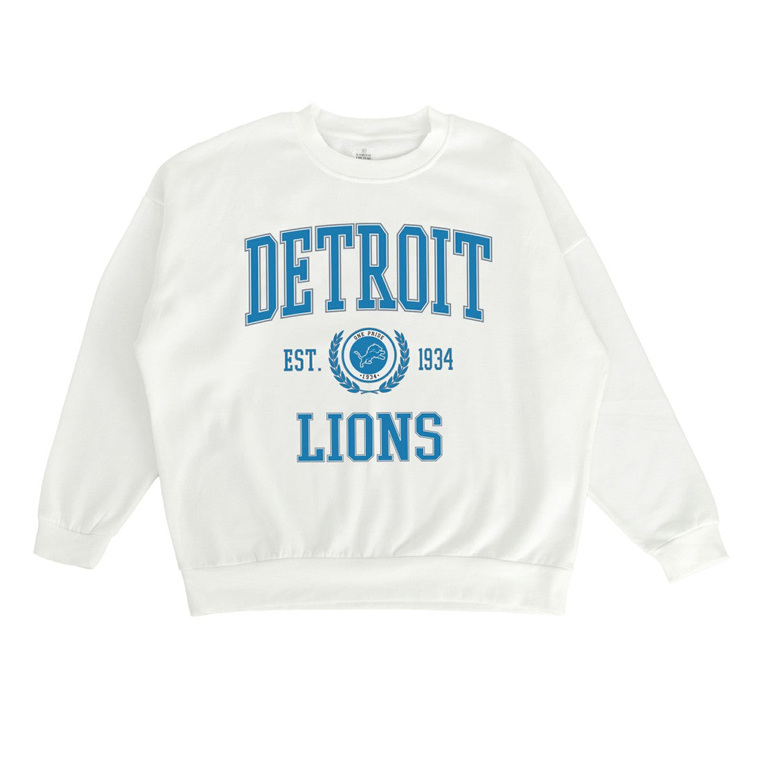 Detroit Lions Gameday Couture Women's Timeless Triumph Premium Fleece Pullover Sweatshirt - White cheap