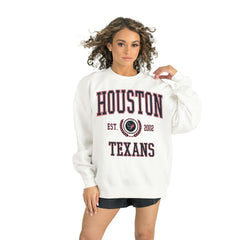 Houston Texans Gameday Couture Women's Timeless Triumph Premium Fleece Pullover Sweatshirt - White sale