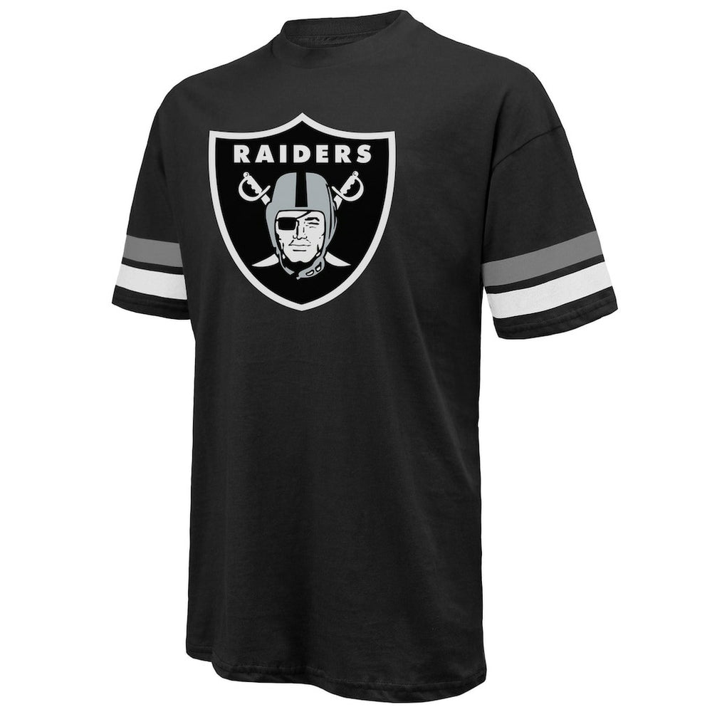 Ashton Jeanty Las Vegas Raiders Majestic Threads 2025 NFL Draft First Round Pick Oversized T-Shirt - Black on sale