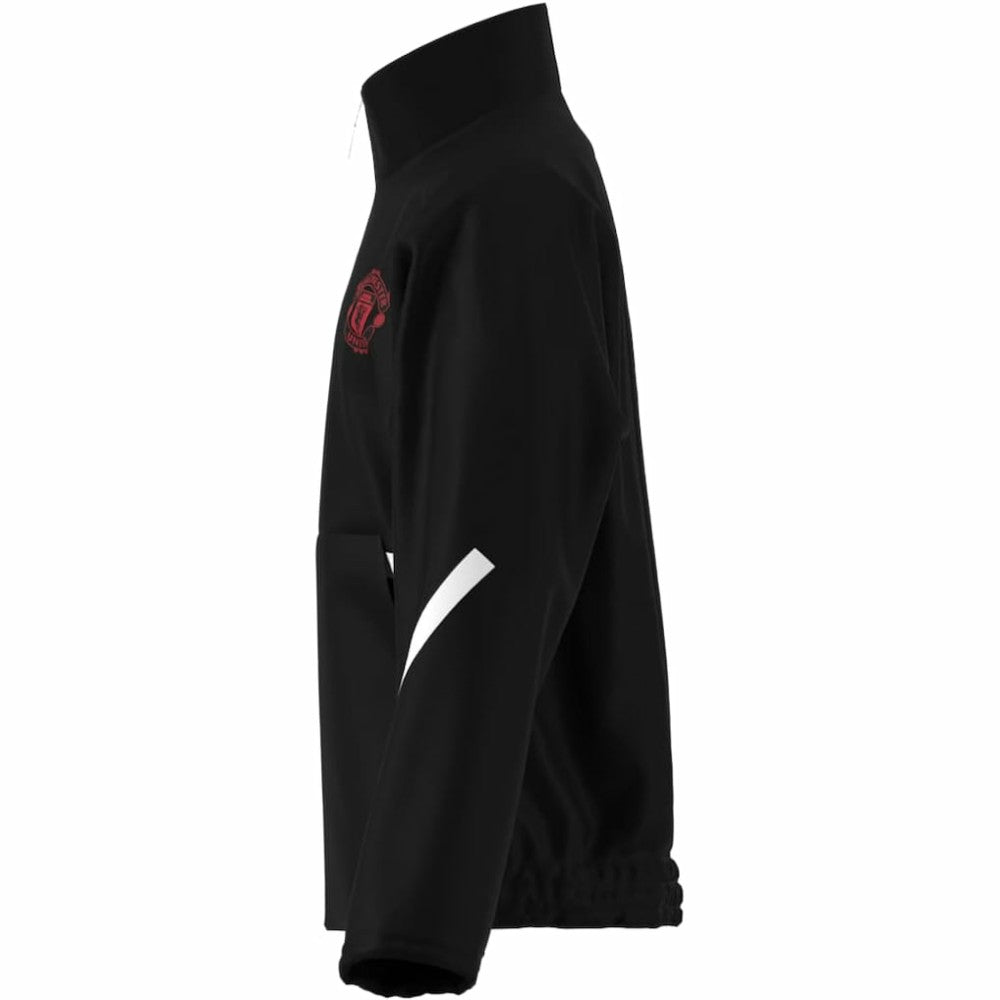 Manchester United Youth 2025/26 Club Anthem Full-Zip Jacket - Black | Adidas for sale