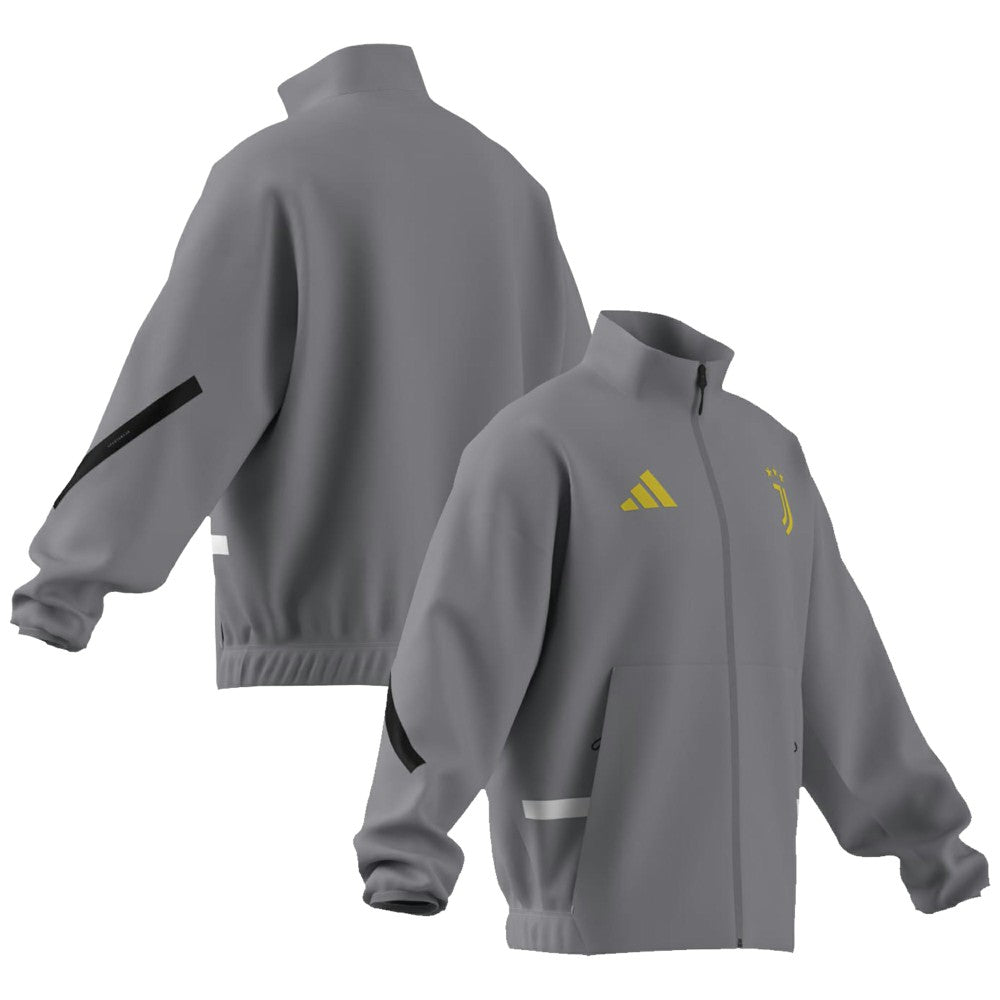 Juventus 2025/26 Club Anthem Full-Zip Jacket - Gray | Adidas outlet