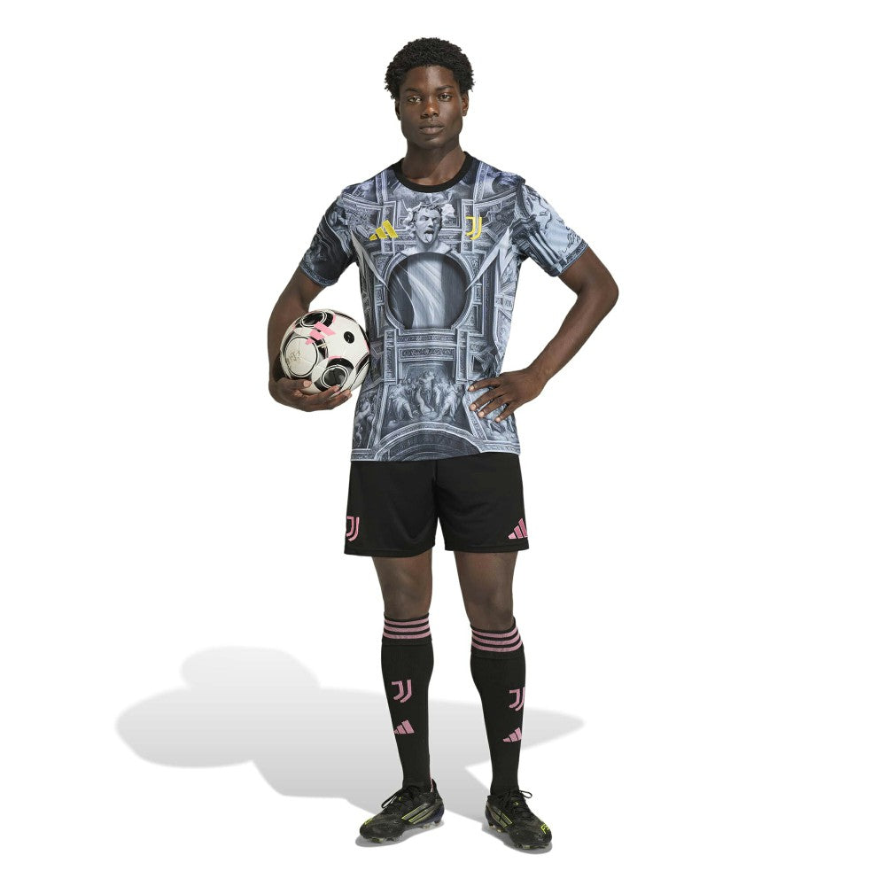 Juventus 2025/26 Pre-Match Training Jersey - Black | Adidas sale