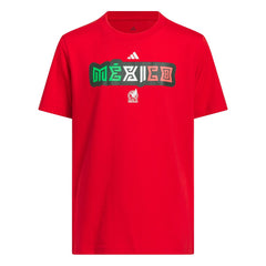 Mexico National Team Youth Jersey Hook T-Shirt - Red | Adidas shop