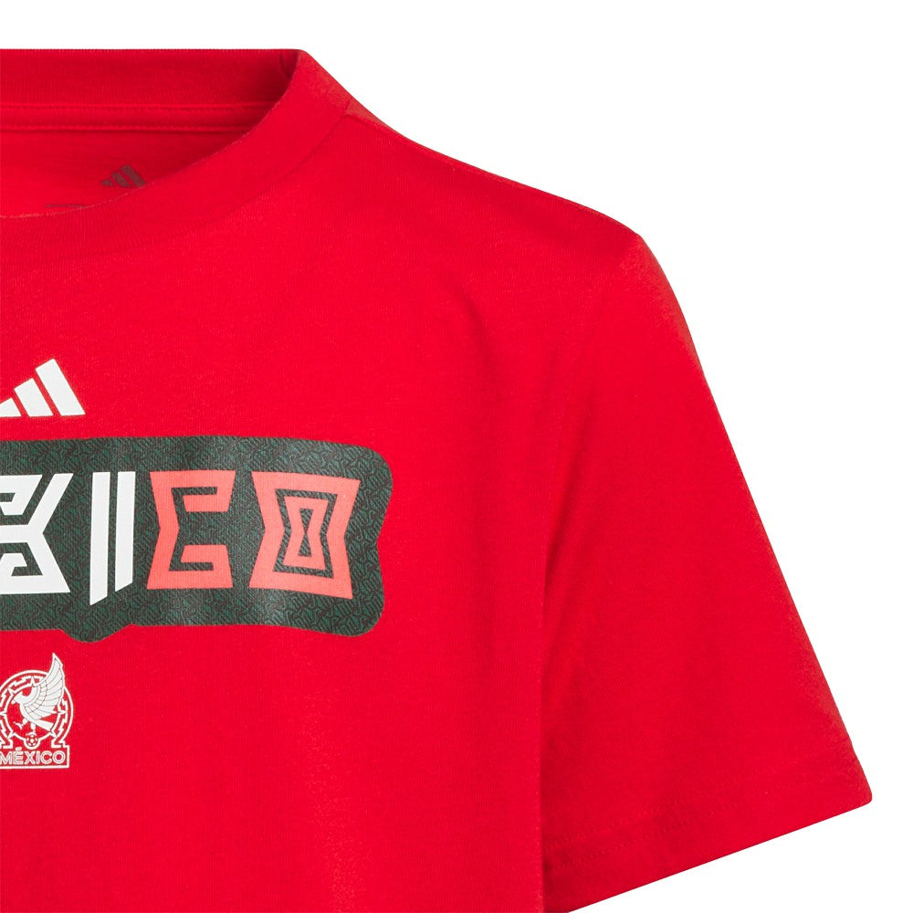 Mexico National Team Youth Jersey Hook T-Shirt - Red | Adidas shop