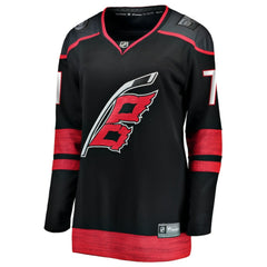 Taylor Hall Carolina Hurricanes Fanatics Women's Home Breakaway Player Jersey Black