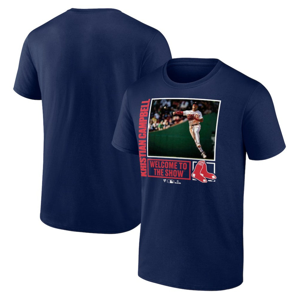 Kristian Campbell Boston Red Sox Player Call-Up T-Shirt - Navy