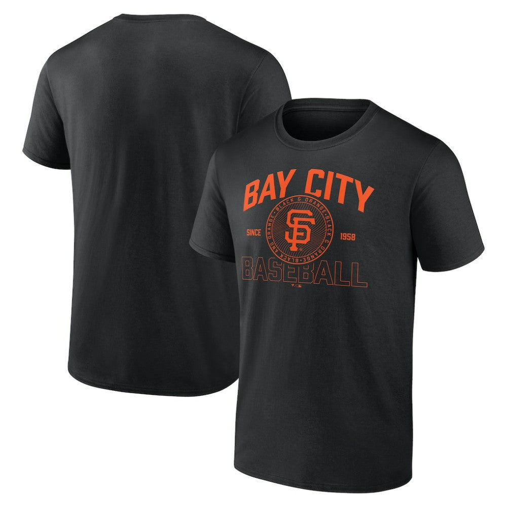 San Francisco Giants Bay City Baseball T-Shirt - Black