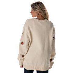 Phoenix Suns The Wild Collective Unisex 2025/26 City Edition Jacquard Sweater - Cream outlet
