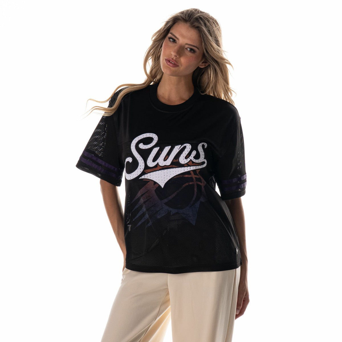 Phoenix Suns The Wild Collective Unisex 2025/26 City Edition Boxy Mesh Jersey T-Shirt - Black discount