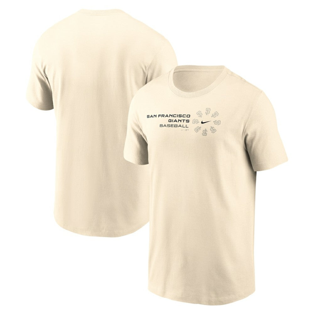 San Francisco Giants Pinwheel Lockup T-Shirt - Natural | Nike
