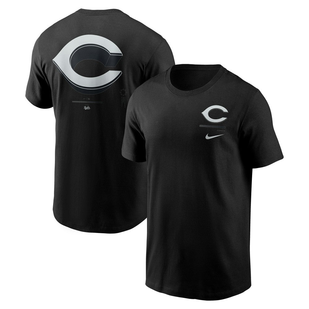 Cincinnati Reds  Bar Loading T-Shirt - Black | Nike
